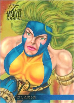 Marvel Annual Flair '95 (Base Set) card 26 Polaris