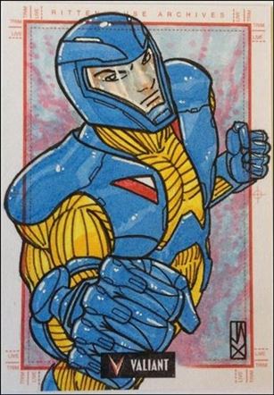 2013 Valiant Comics Preview Trading Card Set (Sketch Card Subset) card JAX-02