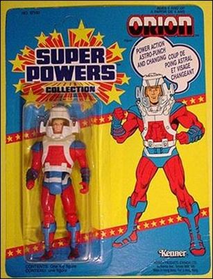 Super Powers Collection Action Figures (1984) figure 30-B Orion (Canadian Card)