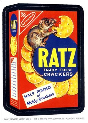 Wacky Packages All-New: Series 2 (Magnet Subset) card 5 Ratz