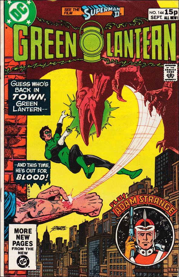 Green Lantern (1960) issue 144-B UK Price Cover