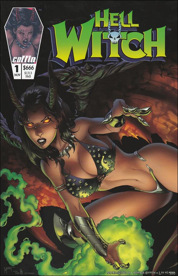 Hellwitch: Sacrilegious issue 1-L Marat MIchaels Homage Edition 1/500