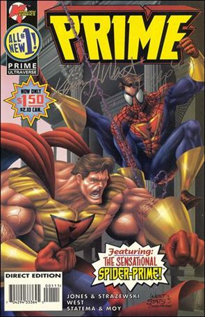 Prime (1995) issue 1-C Malibu (signed by Kevin West & Phil Moy) 1/2000