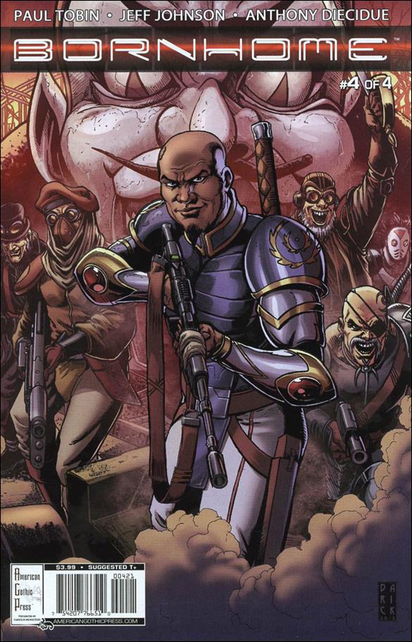 Bornhome issue 4-B Darick Robertson Cover