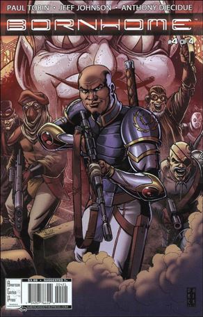 Bornhome issue 4-B Darick Robertson Cover