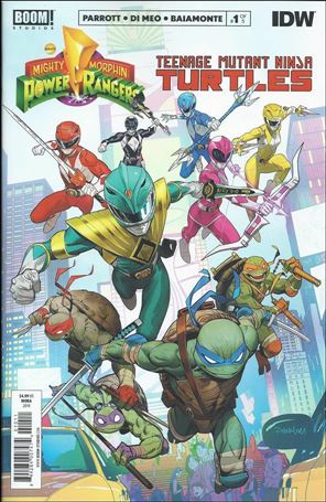Mighty Morphin Power Rangers/Teenage Mutant Ninja Turtles Cover Image 1