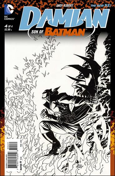 Damian: Son of Batman issue 4-C Andy Kubert 1:100 Sketch Cover