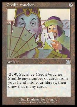 Magic the Gathering: Mercadian Masques (Base Set) card 289 Credit Voucher