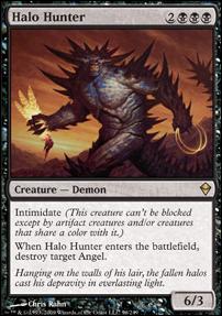 Magic The Gathering: Zendikar (Base Set) card 96 Halo Hunter