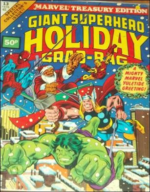 Marvel Treasury Edition issue 13-B UK Price Cover