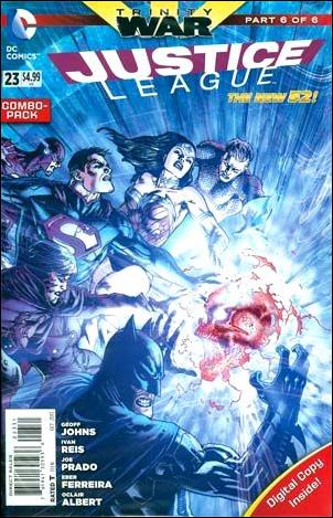 Justice League (2011) issue 23-C Unbagged Doug Mahnke Connecting Cover Combo Pack
