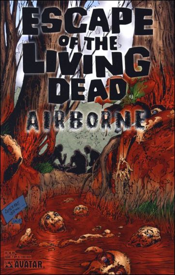 Escape of the Living Dead: Airborne issue 2-D Splatterstock Cover