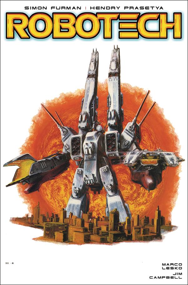Robotech (2017) issue 19-C SDF1 Cover