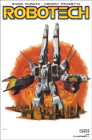 Robotech (2017) issue 19-C SDF1 Cover