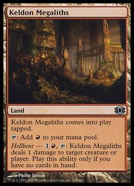 Magic the Gathering: Future Sight (Base Set) card 170 Keldon Megaliths