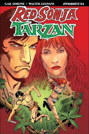 Red Sonja / Tarzan issue 4-B Walter Geovani Cover