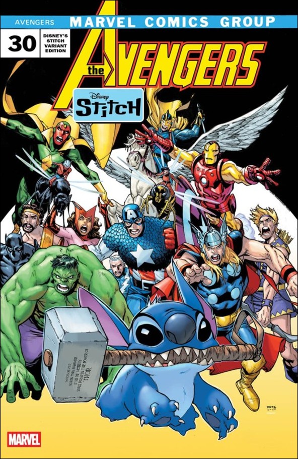 Avengers (2023) issue 30-B Humberto Ramos Disney Stitch Cover
