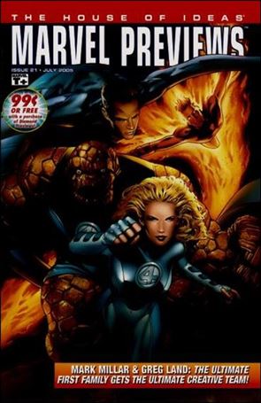 Marvel Previews (2003) issue 21 Flipbook w/ House of M Cover