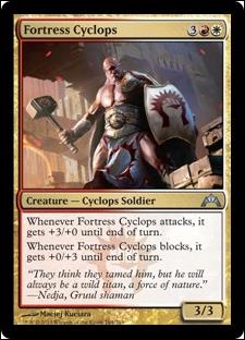 Magic the Gathering: Gatecrash (Base Set) card 164 Fortress Cyclops
