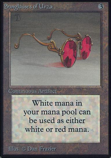 Magic the Gathering: Limited Edition Alpha (Base Set) card 272 Sunglasses of Urza