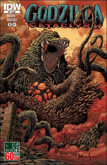 Godzilla: Cataclysm issue 2 Dave Wachter Cover
