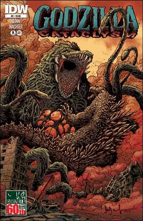Godzilla: Cataclysm issue 2 Dave Wachter Cover