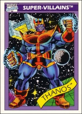 Marvel Universe: Series 1 (Base Set) card 79 Thanos