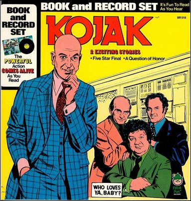 12" L.P. Deluxe Book and Record Set issue BR-518 Kojak