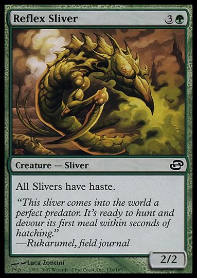 Magic the Gathering: Planar Chaos (Base Set) card 138 Reflex Sliver