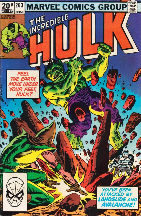 Incredible Hulk (1968) issue 263-B UK Price Cover