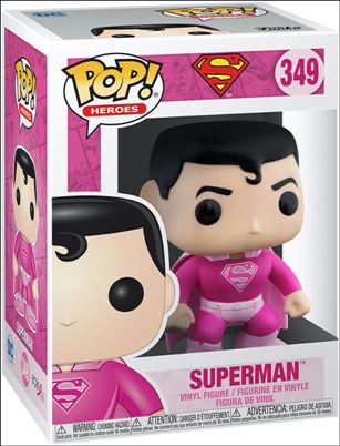 POP! Heroes figure 349 Superman (Breast Cancer Awareness)