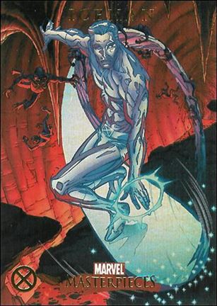 2007 Marvel Masterpieces (X-Men Parallel Foil Subset) card X6 Iceman