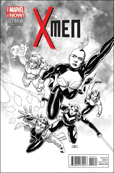 X-Men (2013) issue 10-C John Cassaday 1:100 Black and White Cover