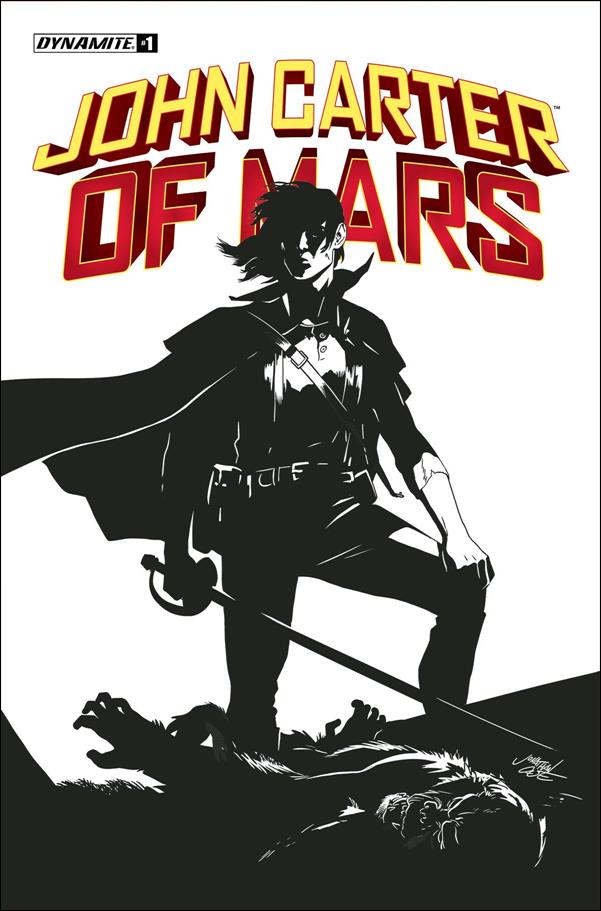 John Carter of Mars (2022) issue 1-N Jonathan Case 1:20 Black & White Cover