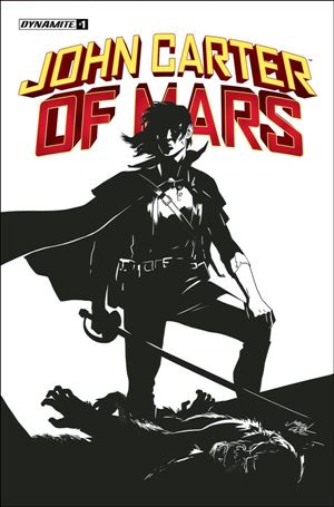 John Carter of Mars (2022) issue 1-N Jonathan Case 1:20 Black & White Cover