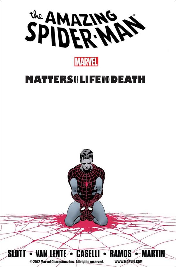 Amazing Spider-Man - Matters of Life and Death issue 1 Dust Jacket