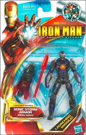 Iron Man: The Armored Avenger figure 45 Iron Man - Sonic Storm Armor (Concept Series)