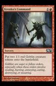 Magic the Gathering: 2013 Core Set (Base Set) card 139 Krenko's Command