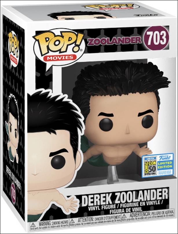 POP! Movies figure 703 Derek Zoolander (Merman) SDCC 2019