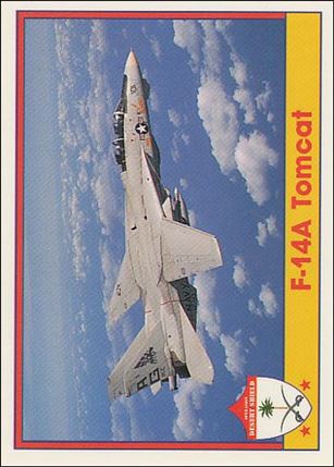 Operation Desert Shield (Base Set) card 95 F-14A Tomcat