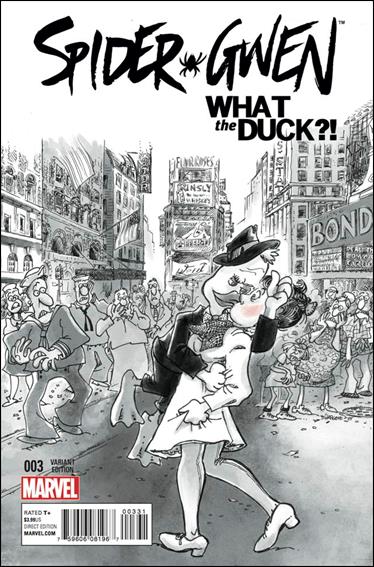 Spider-Gwen (2015/04) issue 3-C Sergio Aragones What the Duck?! Cover