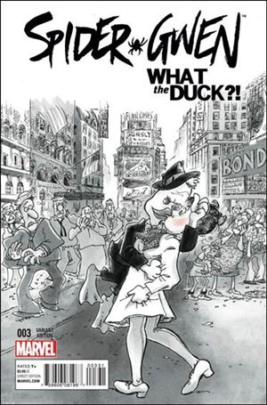 Spider-Gwen (2015/04) issue 3-C Sergio Aragones What the Duck?! Cover