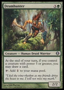 Magic the Gathering: Shards of Alara (Base Set) card 129 Drumhunter