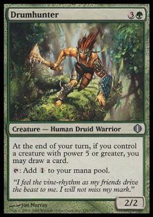 Magic the Gathering: Shards of Alara (Base Set) card 129 Drumhunter