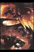 Marvel Heroes and Villains (Silver Foil Parallel Base Set) card 37 Archangel & Vanisher vs Pryo