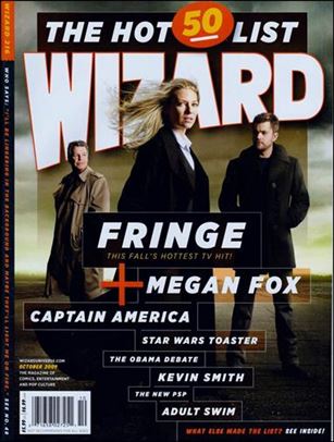 Wizard: The Magazine of Comics, Entertainment and Pop Culture issue 216-B Fringe Cover