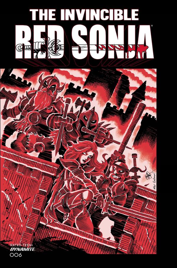 Invincible Red Sonja issue 6-F Ken Haeser Cover