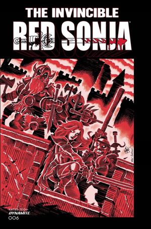 Invincible Red Sonja issue 6-F Ken Haeser Cover