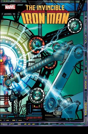 Invincible Iron Man (2022) issue 8-C Bob Layton Connecting Cover
