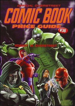 Official Overstreet Comic Book Price Guide issue 38 Mark Sparacio Marvel Villains Cover